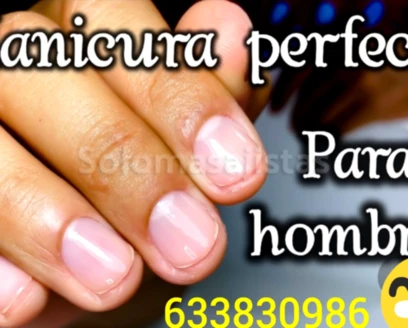 solomasajistas Estética y Belleza                     MANICURA PEDICURA HOMBRES MADRID 633830986